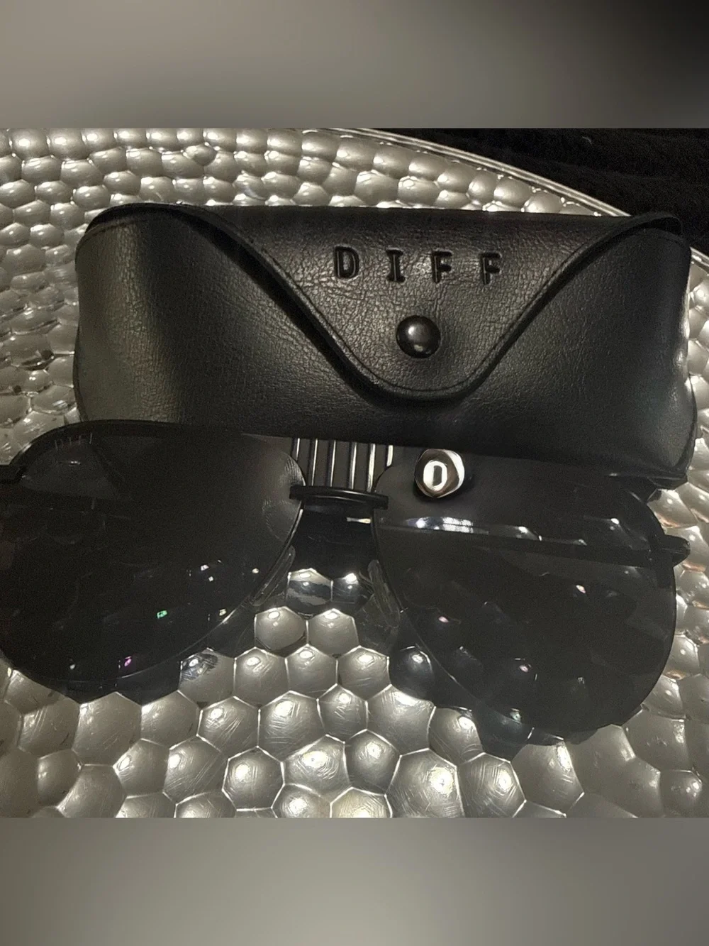Diff Eyewear Darth Vader Aviators 2.0 -    63 13 145 - NWOT